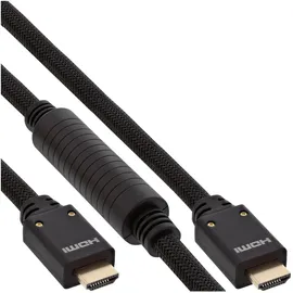 InLine HDMI-Kabel 4K2K Stecker/Stecker 25 m Schwarz/Gold