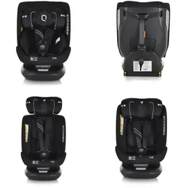 Cangaroo i-Size Kindersitz Quill (40-150cm) Gruppe 0/1/2/3, Isofix, 360° drehbar schwarz