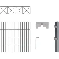 GAH Alberts Alberts Doppelstabmatten-Grundset Nexus 200 x 140 cm