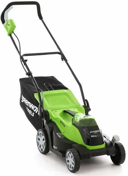 Akku Rasenmäher Greenworks G40LM35 40V - Schnittbreite 35 cm - Batterie 4Ah