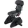 polisport bike Guppy Junior Xr Fahrrad-kindersitz Für Rahmen - Black - Max 22kg