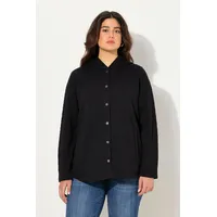 Ulla Popken Sweatjacke in schwarz | Gr.: 54-56