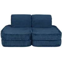 MeowBaby Kindersofa,, Beere, Textil, 120x25x60 cm, Kinder- & Jugendzimmer, Kindermöbel, Kindersitzmöbel & -tische, Kindersessel & -sofas