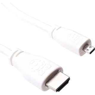 Raspberry RPI M-HDMI HDMI Micro-HDMI 1 m Weiß