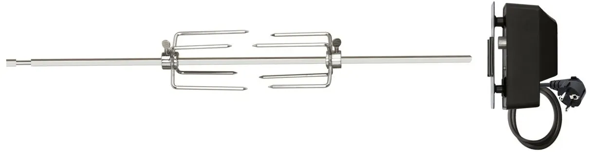 + 10 % Kassenrabatt | Boretti Grill Drehspieß 9x81x16 cm für Leonardo 2B