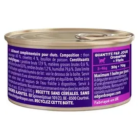 edgard & cooper® Wildfang-Thunfisch & Garnele 24 x 70 g