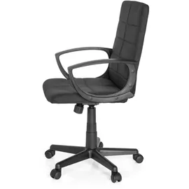 MyBuero 725302 Bürostuhl STARTEC CL300 Stoff Schwarz ergonomischer Schreibtischstuhl, Büro-Drehstuhl zum Arbeiten und Relaxen im Home-Office