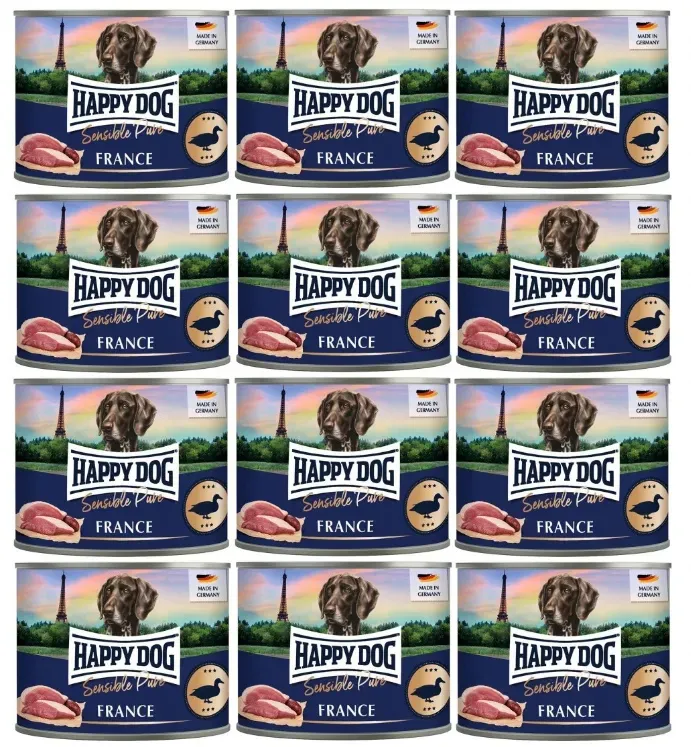 Happy Dog Sensible Pure France (Ente) 12x200g