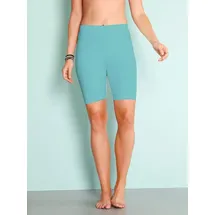 Sieh an! Radlerhose 38 Weiß/Türkis