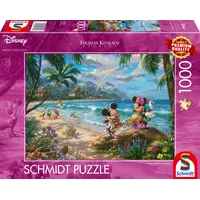 Schmidt Spiele Thomas Kinkade Disney Dreams Collection - Minnie & Mickey in Hawaii 1000 Teile