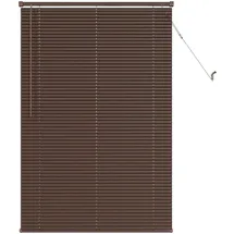 vidaXL Venetianer Jalousie 150 x 90 cm Dunkelbraun