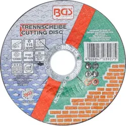 BGS Trennscheibe für Stein Ø 115 x 2,5 x 22,2 mm Type 42