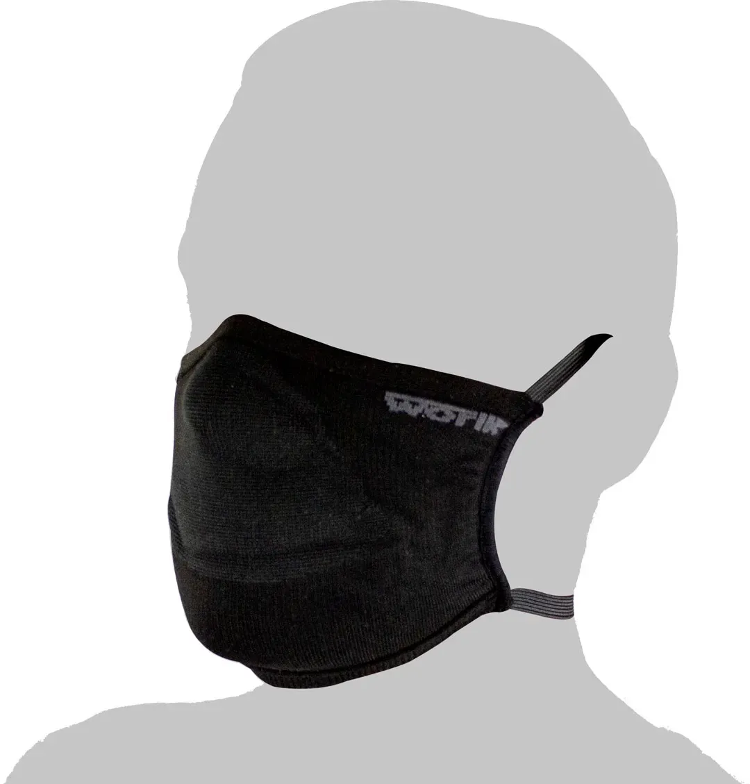 elastische Stoffmaske mit wasserabweisender und antibakterieller Ausstattung