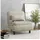 Homcom Schlafsessel 3 in 1 Grau 72 x 83 x 78 cm mit Kissen/Rollen