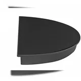 Schneider - Tortenplatte, Melamin, schwarz, 1/2, Ø 160 mm, Höhe: 30 mm