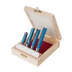 Küchenbau Fräser Set 4-tlg. 1/2 Zoll / 1/4 Zoll