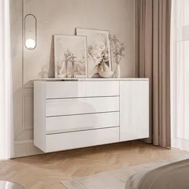 lookway Kommode Aurora Silver 1D4S