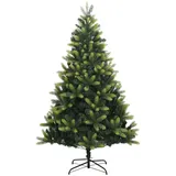 vidaXL Künstlicher Weihnachtsbaum Klappbar mit Ständer 180 cm