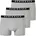 Herren 3 PACK Boxershorts Bio Baumwolle Multipack 95/5 Organic grau-mel _173983 4