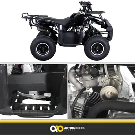 MIWEBA Kinder Quad S-8 Farmer 125 cc Motor Miniquad 125 ccm Toronto (Schwarz)