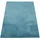 KADIMA DESIGN Teppich Kurzflor waschbar Unifarben Wohnzimmer schmutzabweisend Türkis Rechteckig 160x220 100% Polyester Florhöhe: 10 mm pflegeleicht