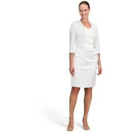 Vera Mont Bolerojacke mit Kellerfalten Weiß S