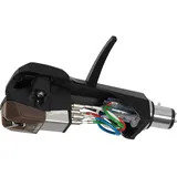 Audio-Technica AT-VM95SH/H (Tonabnehmer), Plattenspieler Zubehör, Schwarz, Braun