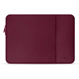 techprotect Tech-Protect Neopren-Laptoptasche 15-16 Zoll – Burgunderrot