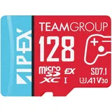 Team Group TSDXC128GIV1001 Speicherkarte - rot/blau, MicroSD Express)