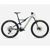 Orbea Rise H20 29R Shimano Steps 540Wh Fullsuspension Elektro Mountain Bike Iceberg Grey/Moondust Blue gloss | XL/50.8cm