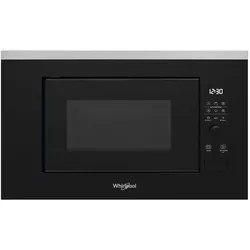 Whirlpool WMF201G Mikrowelle Integriert Grill-Mikrowelle 20 l 800 W Schwarz, Edelstahl