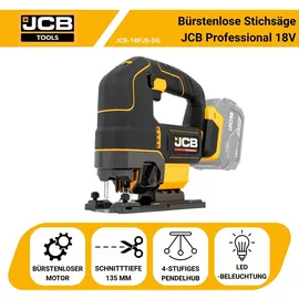 JCB 18V Akku-Stichsäge Professional inkl. 1 x 2,0 Ah + Ladegerät