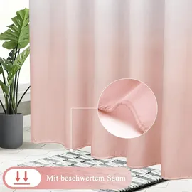 luxuskollektion Duschvorhang 180 x 200 cm rosa
