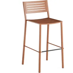Emu Segno Barhocker Stahl - Ahorn Rot