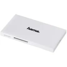 Hama - Kartenleser (CF MS, MS PRO, SD, MS Duo, MS PRO Duo, microSD, SDHC, microSDHC, MS PRO-HG Duo, SDXC, microSDXC) - / Weiß