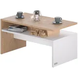 CASARIA CASARIA® Couchtisch mit Stauraum 95x55x50cm Wohnzimmertisch