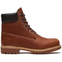 Timberland Mens 6 Inch Lace UP Waterproof Boot rust fg w dkgry 10 Wide Fit