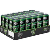 LEMON SODA MOJITO (24x330ml) – Italienische Limonade von FONTI DI CRODO mit natürlichem Quellwasser & Mojitogeschmack. In Einwegdose ohne künstliche Zusätze – ideal für Aperitif & Cocktails