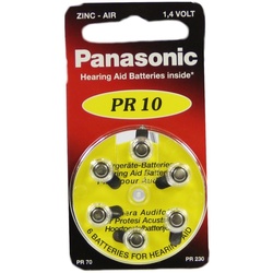 Batterie F. Hörgeräte Panasonic Pr 10 6 ST