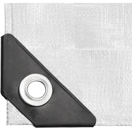 ECD Germany Abdeckplane 8 x 10 m Weiß