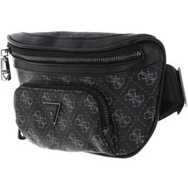 GUESS Gürteltasche Vezzola Smart Compact Bum Bag Dark Black