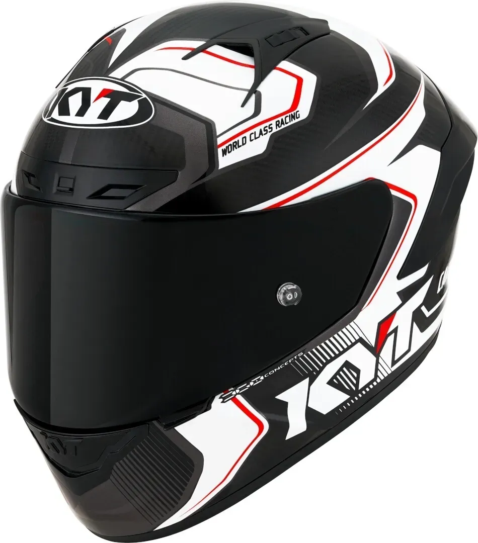 KYT NZ Race Carbon Competition Helm, wit, XL Voorman