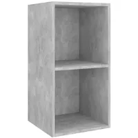 VidaXL TV-Wandschrank Betongrau 37x37x72 cm Holzwerkstoff
