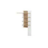 Uno Wandregal 96 x 28 x 171 cm Weiß