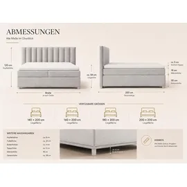 Best For Home Trinity 200 x 200 cm H3 Silber