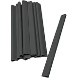 zaunzu zaun|zu® Klemmschiene für Zaunblende Anthrazit, 20er Pack