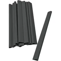 zaunzu zaun|zu® Klemmschiene für Zaunblende Anthrazit, 20er Pack