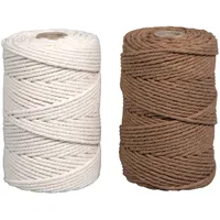 Rayher Makramee Garn-Set natur, 2.2mm ø,