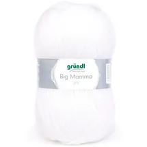 Gründl Wolle Big Mamma Weiß 400 g