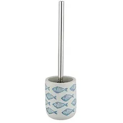 WENKO WC-Garnitur Aquamarin weiß, blau Stein